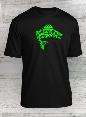 HD Fish Modern Retro - Racer Mesh Short Sleeve Tee - Catfish Walleye Crappie and Bass